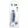 17 cm Largo x 4 cm Ancho - KING COCK CLEAR 7 INCH COCK WITH BALLS
