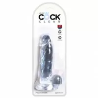 AIXIASIA0032 SPARTA M KING COCK CLEAR 7 INCH COCK WITH BALLS