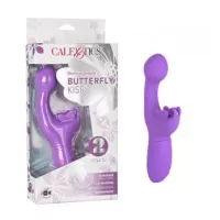 Vibradores Para Punto G Femenino De Calidad SE-0783-15-3 Rechargeable Butterfly Kiss Blue