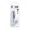 12 cm Largo x 3.5 cm Ancho - PD5751-20 King Cock Clear 5" With Balls