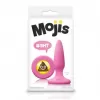  Plug Anal de Silicón Rosa con Emoji de Popó - Moji's SHT NSN-0511-04