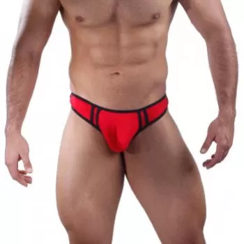  TANGA SEXY PARA HOMBRE ROJA-MEDIANA