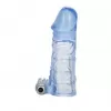  Extensión para Pene con Bala Vibradora Aumenta 5 cm de Largo y Grosor Color Trasparente - Extend it Up! Blue  SE-1473-61-3