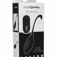 Balas Vibradoras Sexuales  XR UNDER CONTROL SILICONE VIBRATING EGG WITH REMOTE CONTROL RECHARGEABLE BLACK