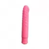  Vibrador Sexual Con Rextura de Bolitas Velocidad Ajustable, Resistente al Agua de 19 cm Largo x 3 cm Ancho  Color Piel Blanca - NEO RIBBED VIBE TC674