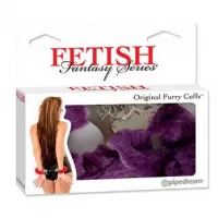 FETISH FANTASY SERIES FIRST-TIMERS CUFFS BLK PD3804-12 Original Furry Cuffs Purple