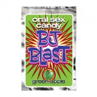 Accesorios y Artículos Para Fiesta Sexuales y Eróticas  Caramelos Explosivos Para Sexo Sabor Manzana Verde Oral PD7432-65 BJ Blast Green Apple
