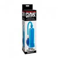 PIPEDREAM PUMP WORX BEGINNERS POWER PUMP CLEAR PD3255-14 Silicone Power Pump Blue