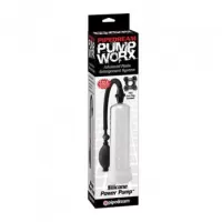 PIPEDREAM PUMP WORX BEGINNERS POWER PUMP BLK PD 3255-20 Silicone Power Pump Clear/Black