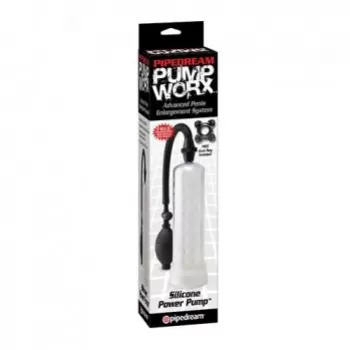  Bomba de Vacío para el Pene PD 3255-20 Silicone Power Pump Clear/Black
