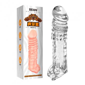 Tiger Cock Sleeve Clear