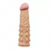  Extensión para Pene Con Textura Aumenta 5 cm de Largo y Grosor Color Piel Blanca - 2 Pulgadas EXTENSION SLEEVE B-YY914