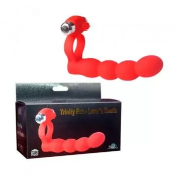  Anillo Vibrador para el Pene con Bolas Anales B-172201 LOVERS BEADS