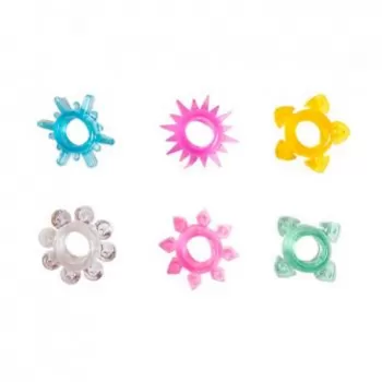  Anillos de Contención para el Pene ER07 Jelly Cock Ring