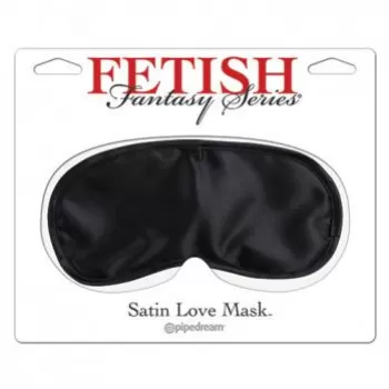  Antifaz Bondage BDSM Color Negro  - Satin Love Mask Black PD3903-23 para Juguegos Sado de Dominación