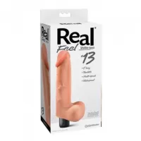 Vibradores Sexuales De Extremos  19 cm Largo x 5 cm Ancho - PD1394-21 Real Feel # 13 Flesh