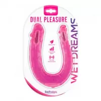 LUCKY LADY DUAL STIMULATOR PUR HP2897 Dual Pleasure Frenzy Pink