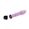  Dildo Vibrador Sexual de Silicon de 17.7 cm Largo x 3.2 cm Ancho con Texturizado, Resistente al Agua - YUECHAO B-YC3
