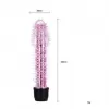  Dildo Vibrador Sexual de Silicon de 17.7 cm Largo x 3.2 cm Ancho con Texturizado, Resistente al Agua - YUECHAO B-YC3
