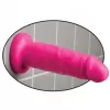  Dildo Sin Testículos de 15 cm Largo x 4.5 cm Ancho - 6 Pulgadas con Ventosa Color Rosa Dillio Chub PD5306-11