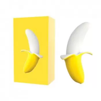  Dildo Vibrador Sexual con Forma de Platano de Fantasia - BANANA VIBRATOR