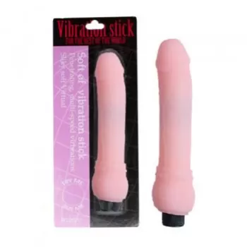  Dildo Vibrador sin Testiculos de 21 cm Largo x 4 cm Ancho - VB-211 VIBRATION STICK
