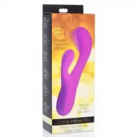 ODIBO XTASIA RABBIT TWISTER USB RECHARGEABLE PURPLE COME HITHER SILICONE RABBIT VIBRATOR WITH ORGASMIC MOTION