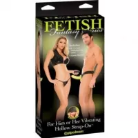 FANTASY X-TENSIONS PERFECT 1 INCH EXTENSION WITH BALL STRAP FLESH FFS FOR HIM OR HER VIBRATING HOLLOW STRAP ON GLOW
