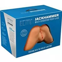 Sex Shop Iztacalco Tienda para Adultos CYBERSKIN ELITE JACKHAMMER WARM MULTI FUNCTION