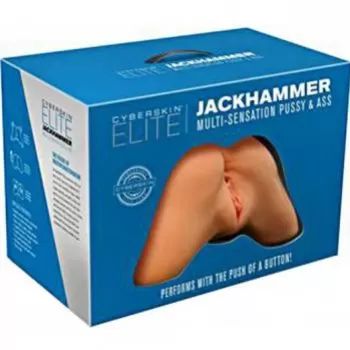 Masturbadores CYBERSKIN ELITE JACKHAMMER WARM MULTI FUNCTION