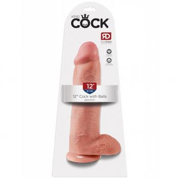 KING COCK 12" COCK WITH BALLS