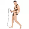  Coordinado Sexy con Suspensorio de Arnes Argollas Bondage BDSM