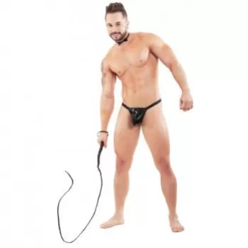 Tanga Sexy con Sipper  Charol Bondage BDSM