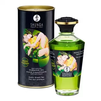 Masajes sexys Aphrodisiac Warming Oil Exotic Green Tea