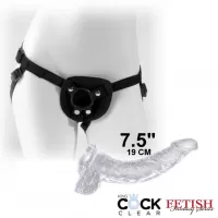  Arnes con Dildo King Cock Clear 7.5 &quot; KIT PD5755-20
