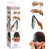 Kit Bondage BDSM Esposas de Metal, Antifaz y Latigo de Cuero - LOVERS FANTASY PD2107-00 para Juguegos Sado de Dominación