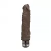 Vibrador con forma de pene BL-15356 8.5 Inch Vibrating Cock Chocolate