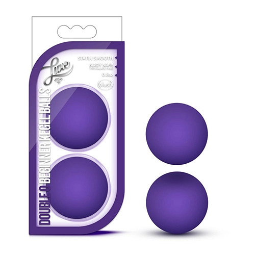  Bolas Vaginales de Kegel BL-56801 Double O Beginner Kegel Balls Purple