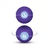  Bolas Vaginales de Kegel BL-56801 Double O Beginner Kegel Balls Purple