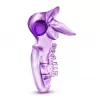  Anillo Vibrador para el Pene BL-61911 Vibrating Double Strap Cock Ring Purple