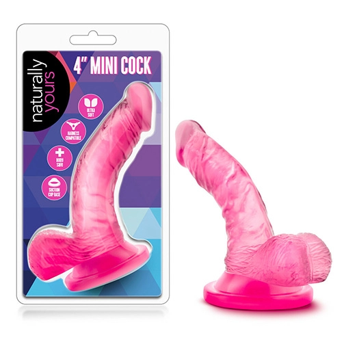 Dildo Realista De 10 Centimetros 10 cm Largo x 2.5 cm Ancho - BL-13600 4 Inch Mini Cock Pink