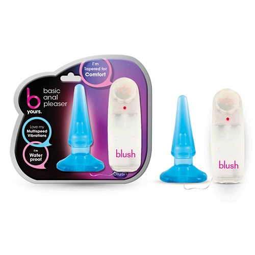  BL-10602  Basic Anal Pleaser Blue