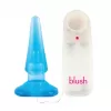 Vibradores Anal Para Mujeres y Hombres BL-10602  Basic Anal Pleaser Blue