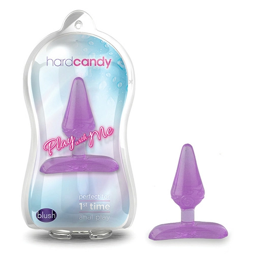  Plug Anal de Silicón Morado BL-10081 Hard Candy