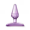  Plug Anal de Silicón Morado BL-10081 Hard Candy