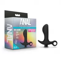 Masajeador Prostatico BL-11615 Silicone Vibrating Prostate Massager 01 Black