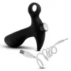 Plug anales BL-11615 Silicone Vibrating Prostate Massager 01 Black
