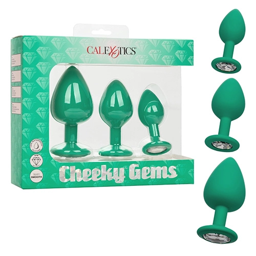 Plug anales SE-0441-15-3 Cheeky Gems Green
