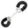  SE-2651-30-3 Playful Furry Cuffs Black