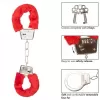  SE-2651-25-3 Playful Furry Cuffs Red